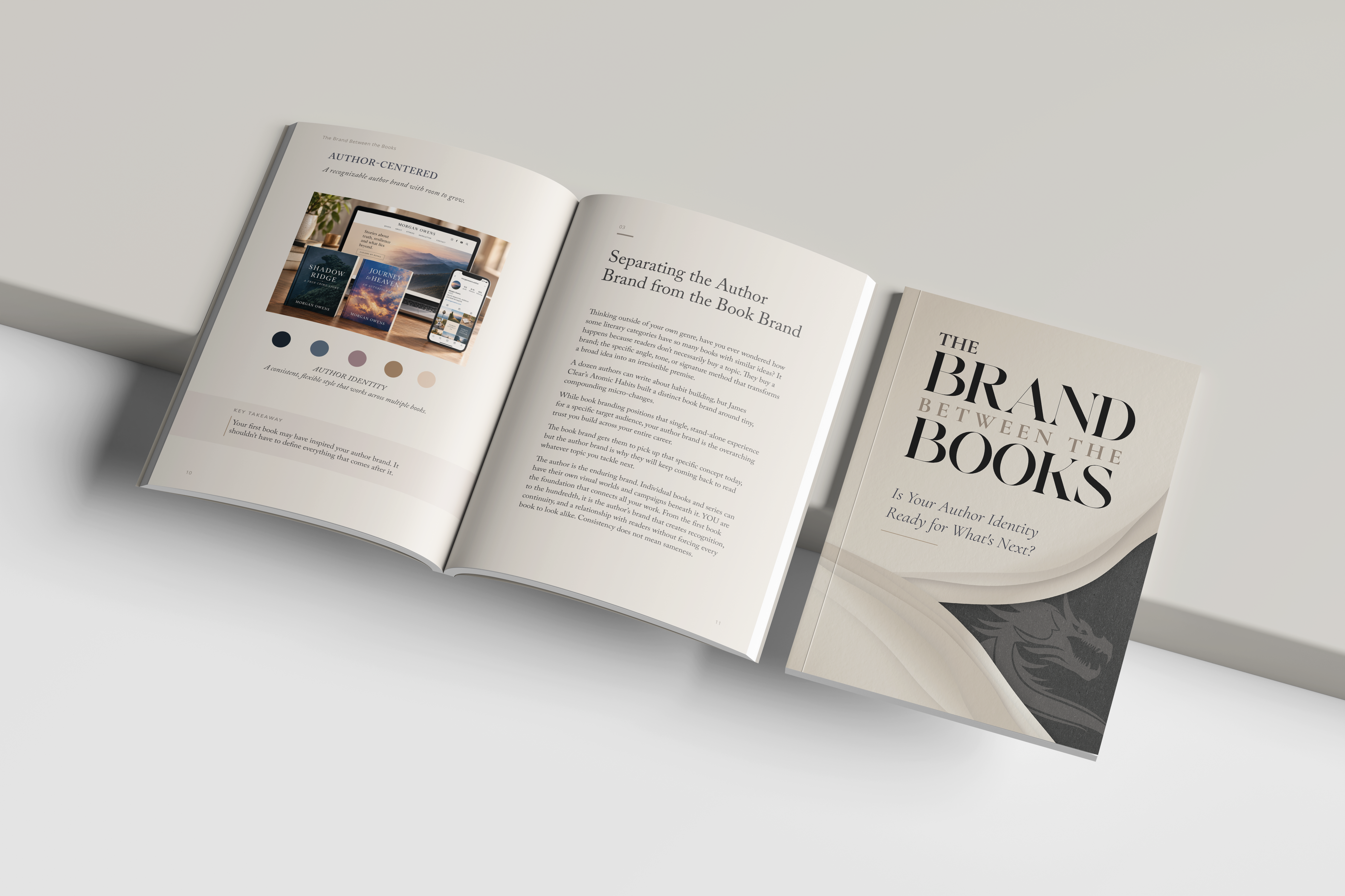 The Brand Between the Books author branding guide