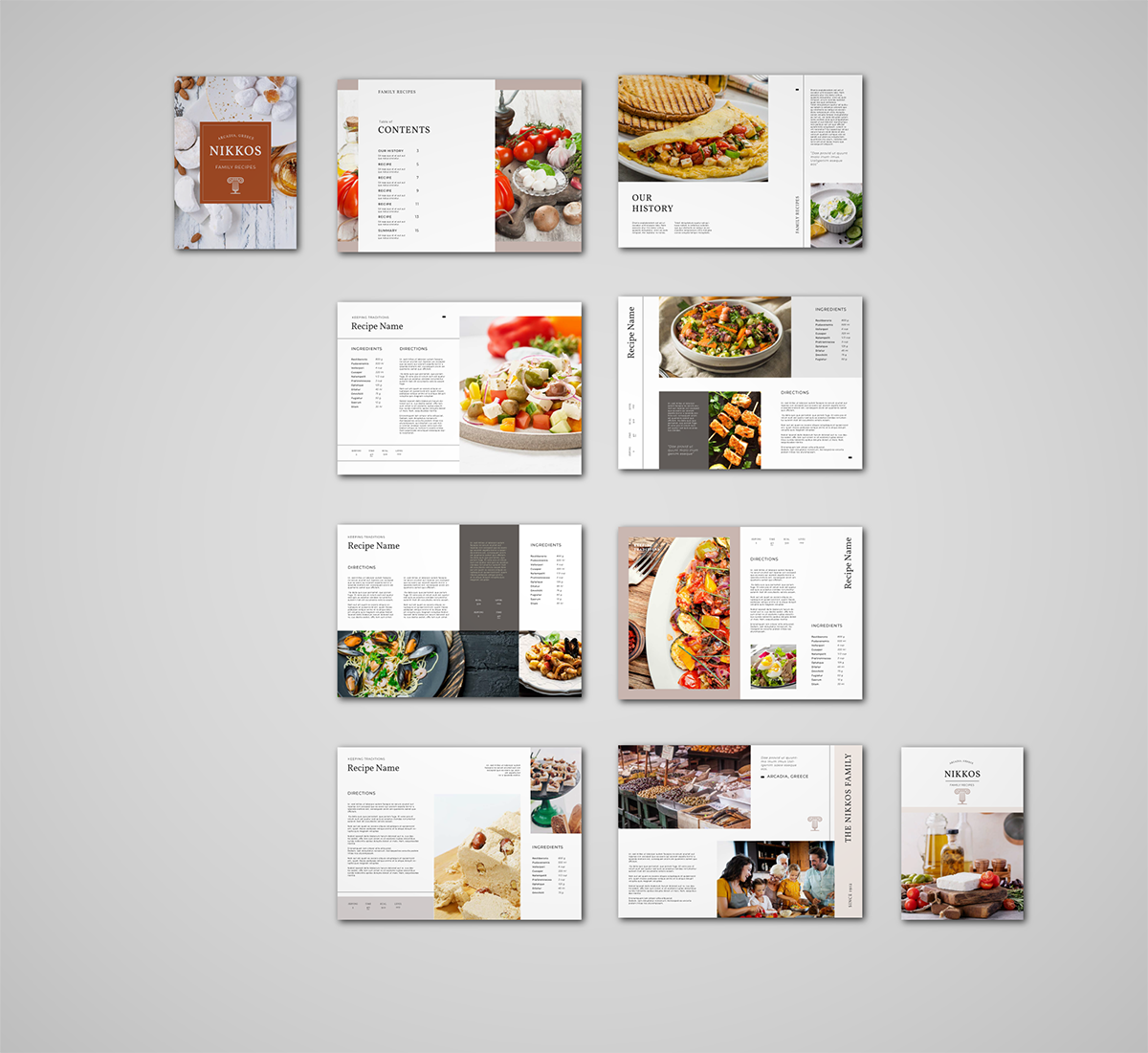 Cookbook and Menu Design